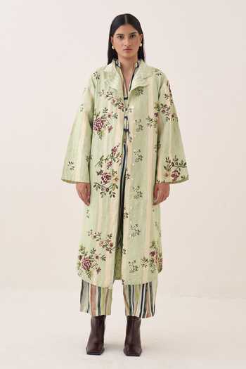 Ofrida Bagiya Print Trench Jacket 