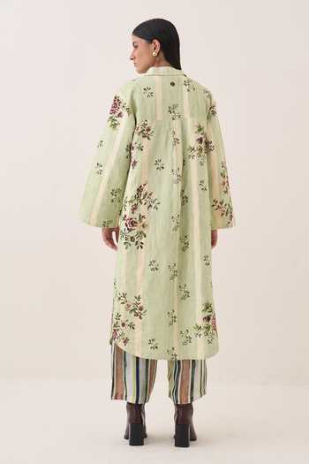 Ofrida Bagiya Print Trench Jacket 