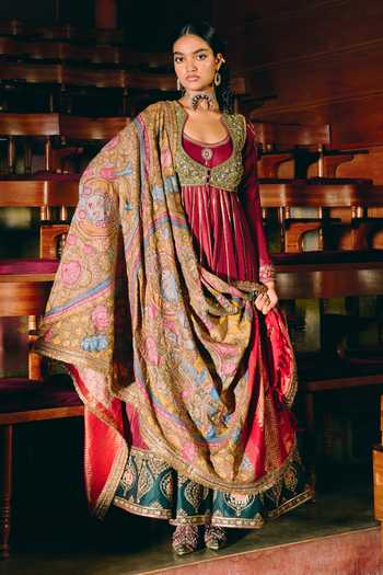 Aditi Gupta Samarpana Embroidered Jacket & Anarkali Set 