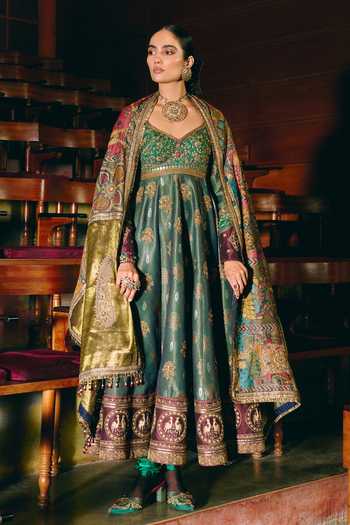 Aditi Gupta Madhurya Lila Embroidered Anarkali Set 