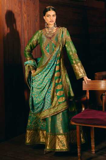 Aditi Gupta Mayuri Embroidered Anarkali With Dupatta 