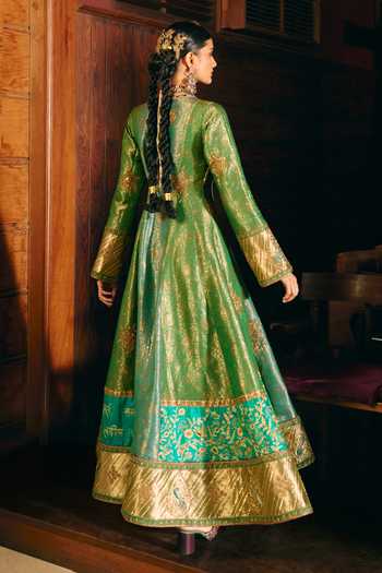 Aditi Gupta Mayuri Embroidered Anarkali With Dupatta 