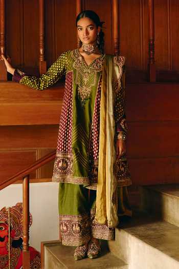 Aditi Gupta Shakun Embroidered Anarkali Set 