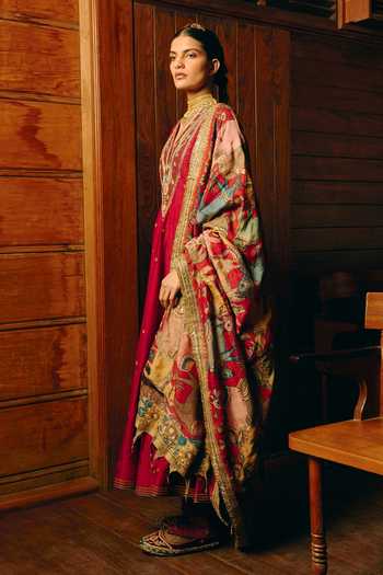 Aditi Gupta Dhenu Embroidered Anarkali Set 