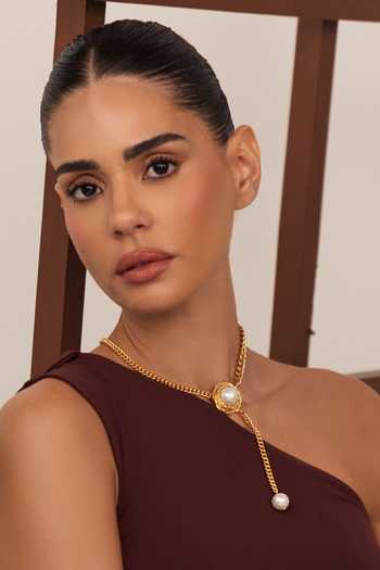 Anaash Tier Chain Tassel Necklace