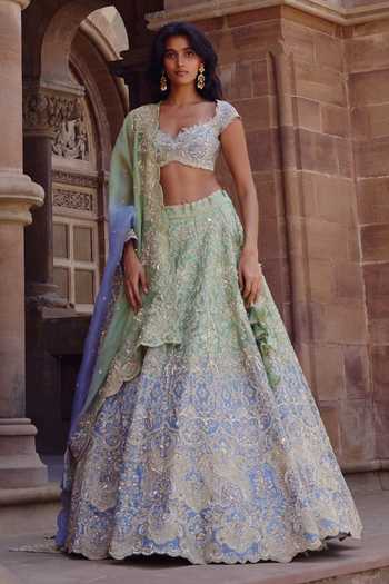 Anushree Reddy Smiti Embroidered Bridal Lehenga Set