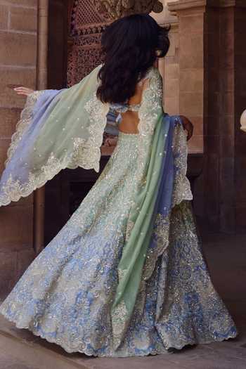 Anushree Reddy Smiti Embroidered Bridal Lehenga Set
