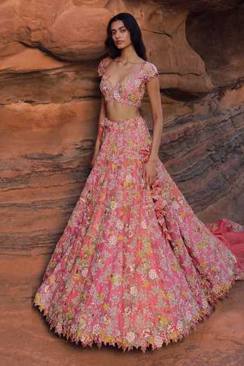 Anushree Reddy Utsa Embroidered Bridal Lehenga Set