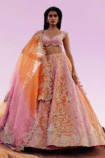 Anushree Reddy Vajra Embroidered Lehenga Set