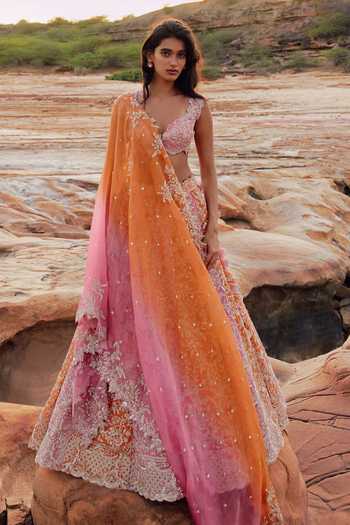 Anushree Reddy Vajra Embroidered Lehenga Set