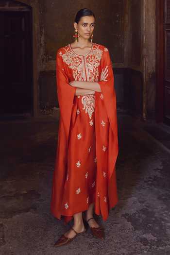 Anushree Reddy Inaya Embroidered Kaftan Set