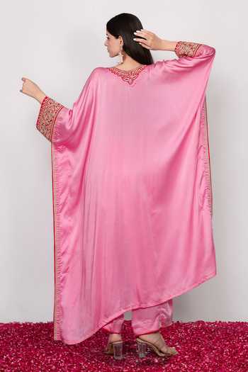 Daljit Sudan Embroidered Kaftan & Pant Set 