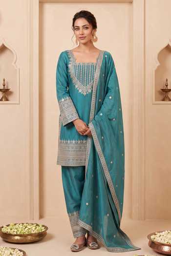 Khwaab By Sanjana Lakhani Embroidered Kurta Salwar Set 