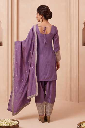 Khwaab By Sanjana Lakhani Embroidered Full Sleeves Kurta Salwar Set 