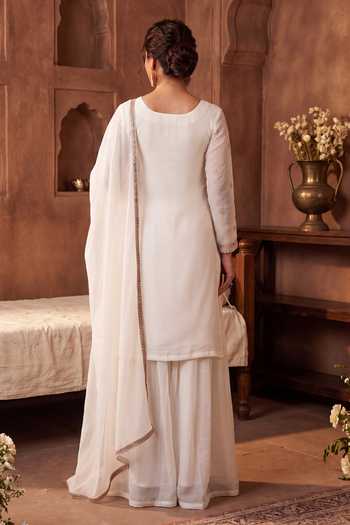 Khwaab By Sanjana Lakhani Full Sleeves Kurta Sharara Set 