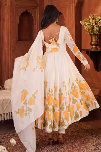 Khwaab By Sanjana Lakhani Floral Pattern Anarkali Set 