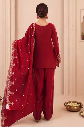 Khwaab By Sanjana Lakhani Hand Embroidered Kurta Salwar Set 