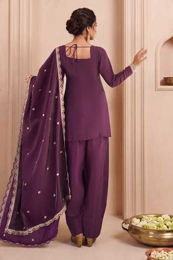 Khwaab By Sanjana Lakhani Embroidered Short Kurta Set 