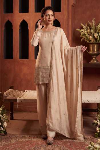 Khwaab By Sanjana Lakhani Hand Embroidered Kurta Salwar Set 