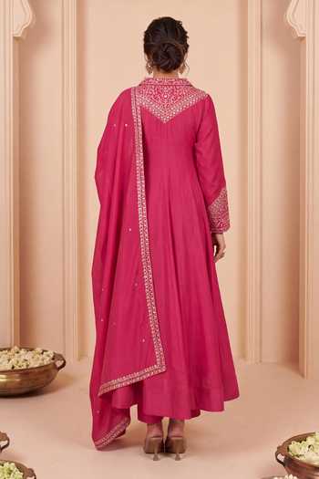 Khwaab By Sanjana Lakhani Hand Embroidered Anarkali Kurta Set 