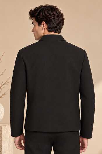 Mayank Modi - Men Onyx Terrazzo Bomber Jacket