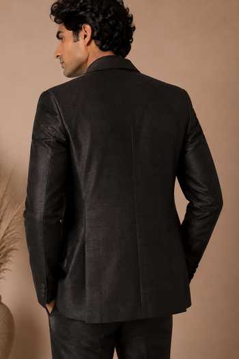Mayank Modi - Men Midnight Constellation Blazer