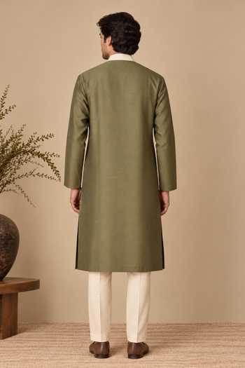 Mayank Modi - Men Embroidered Kurta Set