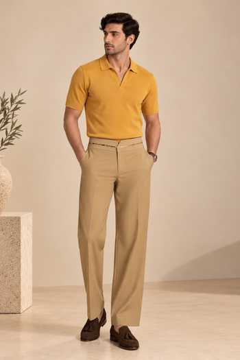 Mayank Modi - Men The Camel Trouser