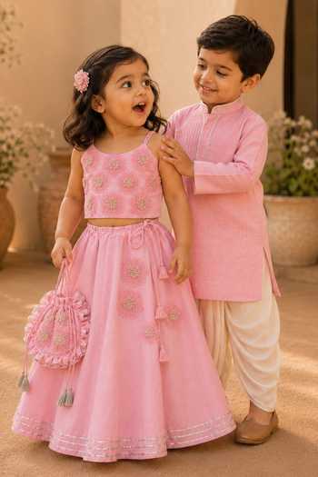 MI Dulce An'Ya Pintuck Kurta Set