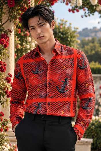 Mr. Ajay Kumar Oberoi All-Over Printed Shirt