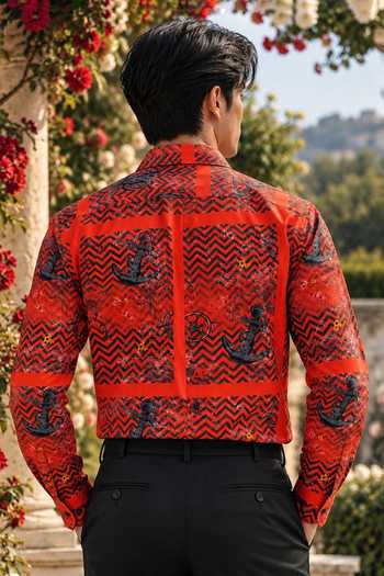 Mr. Ajay Kumar Oberoi All-Over Printed Shirt