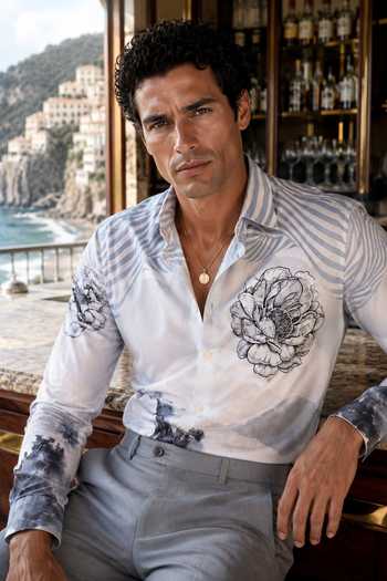 Mr. Ajay Kumar Peak Printed Cotton Shirt