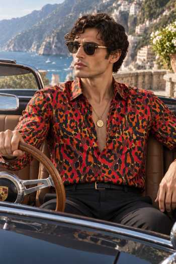 Mr. Ajay Kumar Sable Animal Print Shirt