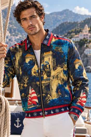 Mr. Ajay Kumar Journey Nautical Bomber Jacket