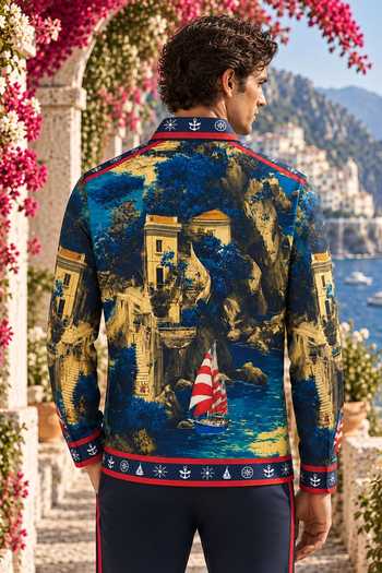 Mr. Ajay Kumar Braxton Nautical Printed Shirt