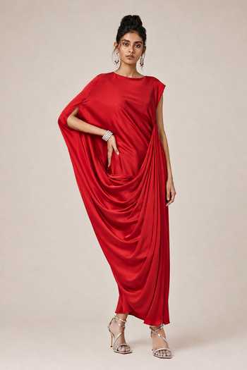 NA-KA Boat Neck Dress 