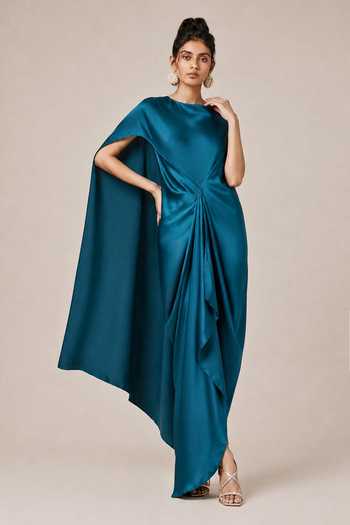 NA-KA Boat Neck Gown 