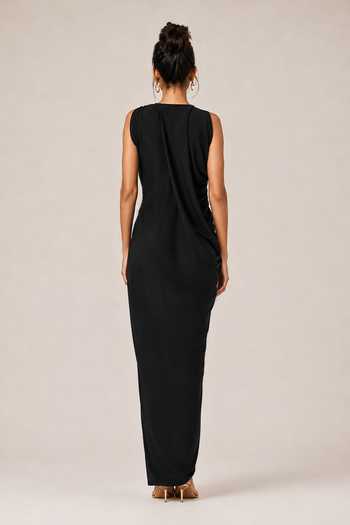 NA-KA Gathered Pleated Gown 