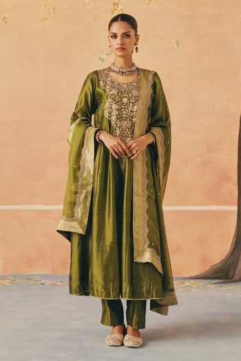 Pink City By Sarika Bagh-E-Mehndi Anarkali Set 