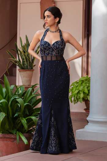 Bohame Astraea Embroidered Corset Gown