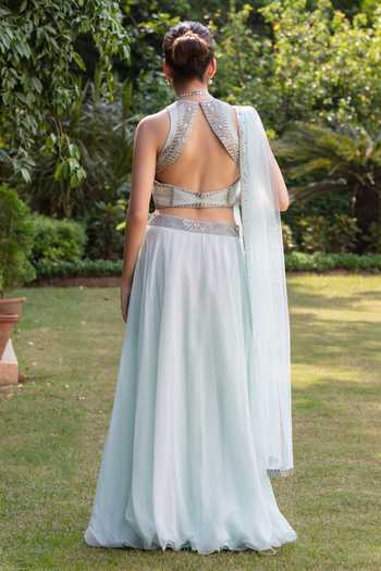 Bohame Elaris Embroidered Blouse Lehenga Set