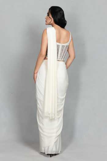 Bohame Inaya Concept Pre-Draped Saree With Corset