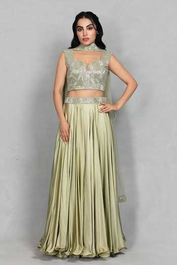 Bohame Alara Embroidered Blouse Lehenga Set
