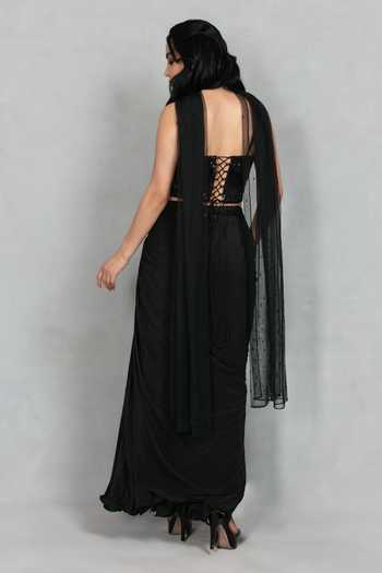 Bohame Aks Embroidered Blouse Skirt Set
