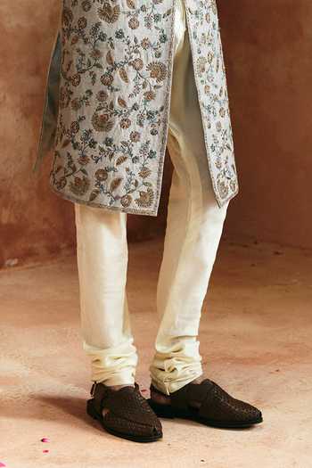 Aman Takyar Green Dupion, Raw , Floral Embroidered Sherwani And Churidar Set Online at Aza Fashions Aman Takyar_Green Dupion, Raw , Floral Embroidered Sherwani And Churidar Set _Online_at_Aza_Fashions