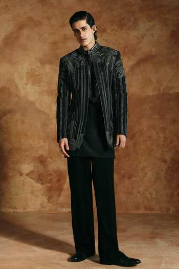 Aman Takyar Thread Embroidered Jacket