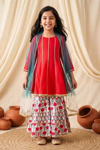 Petite Pomme Printed Kurta Set