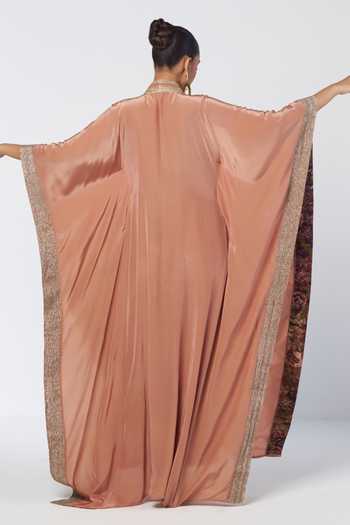 Rishi And Vibhuti Azra Biscoff Kaftan & Pant Set 
