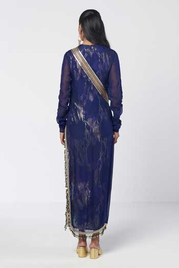 Rishi And Vibhuti Indie High Slit Dress 
