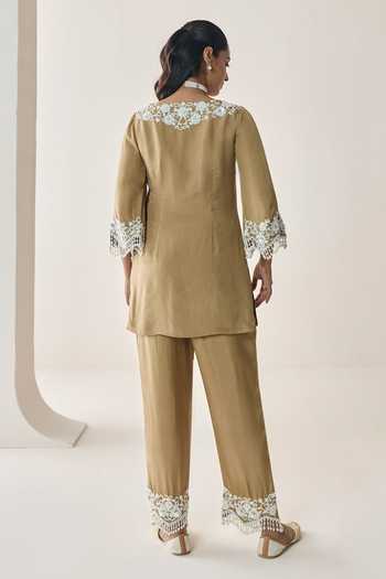 Seema Thukral Nelli Embellished Kurta & Pant Co-Ord Set